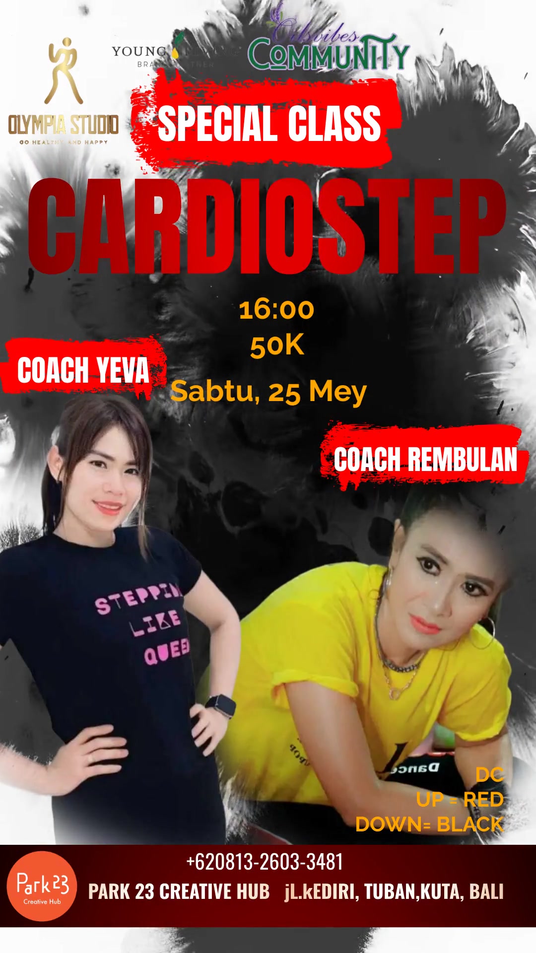 Cardiostep- Coach Yeva and Coach Rembulan